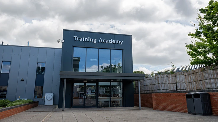 Training Academy entracnce at Worcester HQ